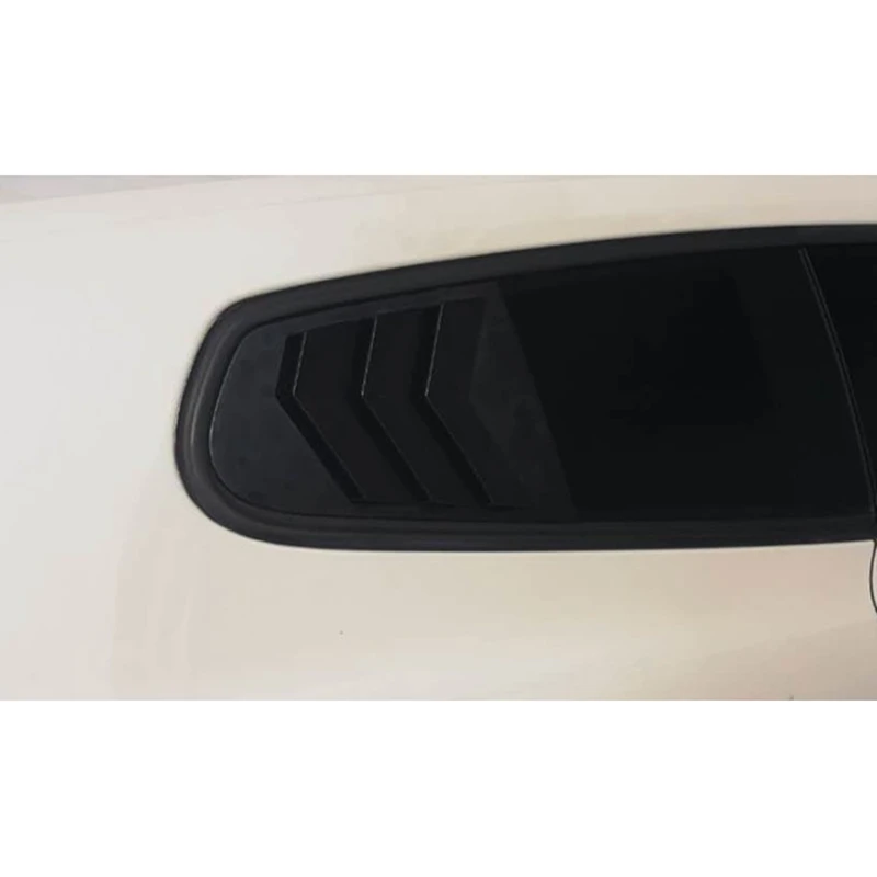 Car Side Window Louver Scoop Cover Vent Carbon Surface Style Spoiler Decorative For Scirocco 2009-2018