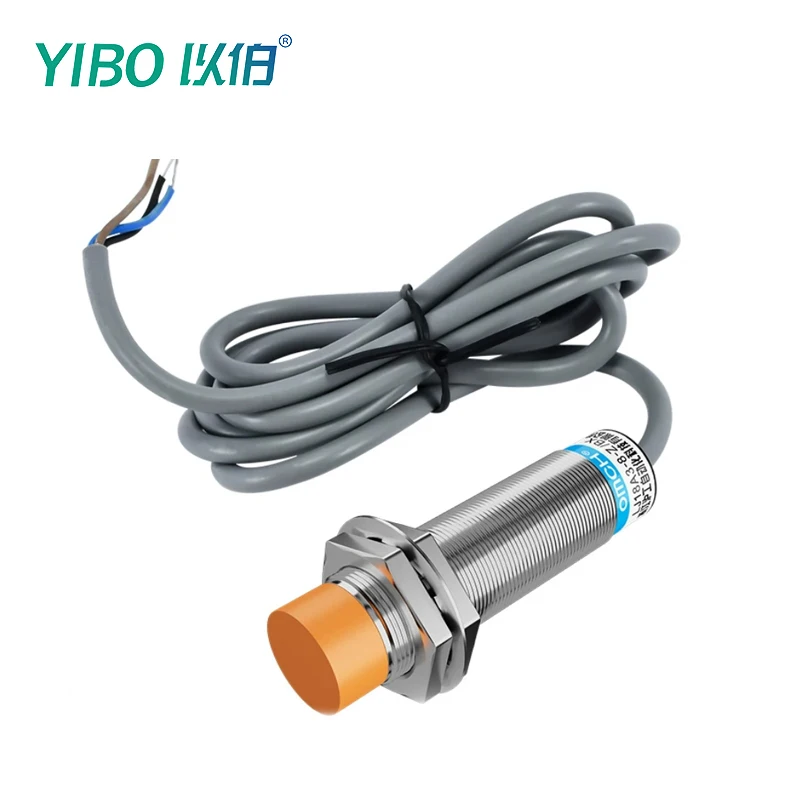 LJ18A3-8-ZBX Inductive Proximity Sensor M18 NPN NO 3 Wire DC 24V Metal Detector Switch 8mm Detection
