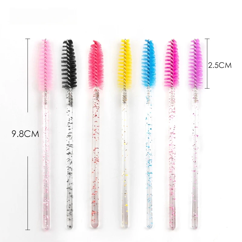 Brosses à Faux Cils, Outils d'Extension, Brosse à Mascara, Applicateur, Bobines, Outil Cosmétique, 5/50 Pièces