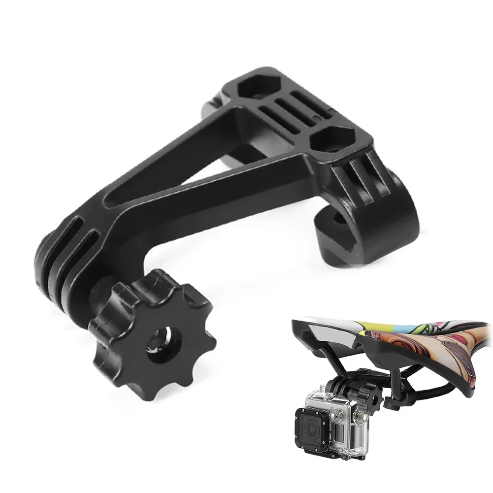 

POTEA Bicycle Saddle Mount Clip Bike Tail Light Seatpost Braket Holder For-GoPro Sports Camera Support Stand Cycling Parts