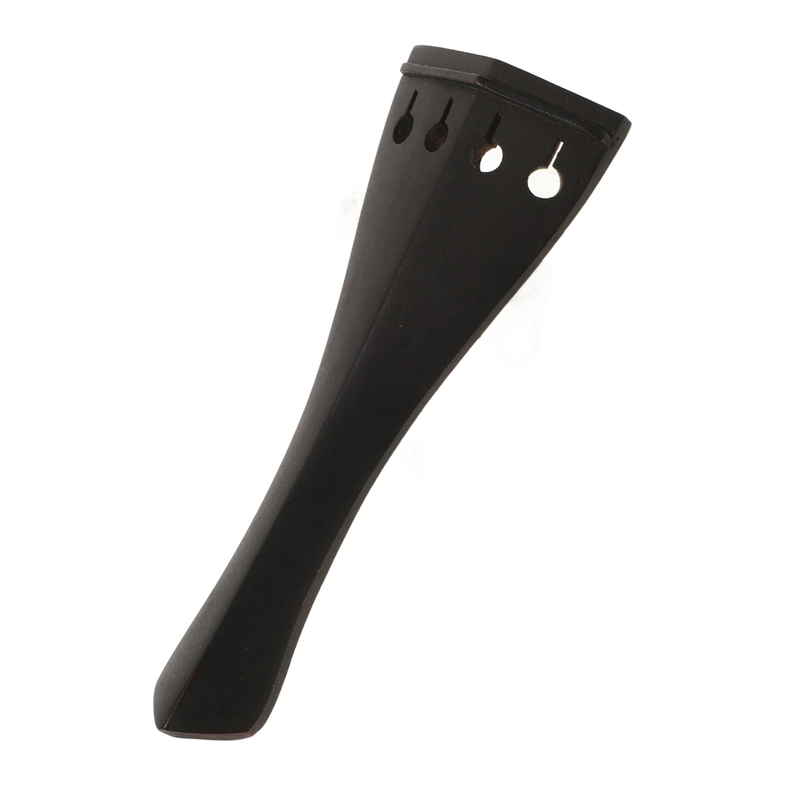 

1pcs Wooden Violin Tailpiece Ebony Aluminum Alloy Pure Sound Comfortable Grip Durable Stable Characteristics Replacement Parts