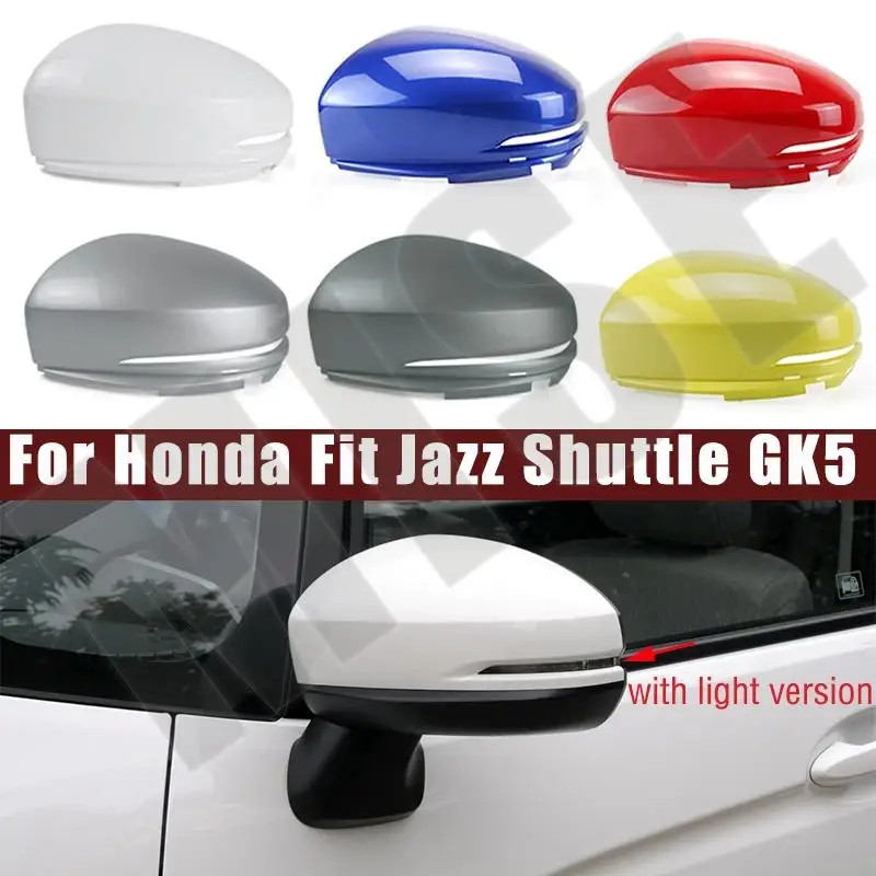 Akcesoria samochodowe Osłona lusterka bocznego do Hondy Fit City Jazz Shuttle GK5 2014-2018 2019 2020 Lusterko wsteczne Cap Shell House