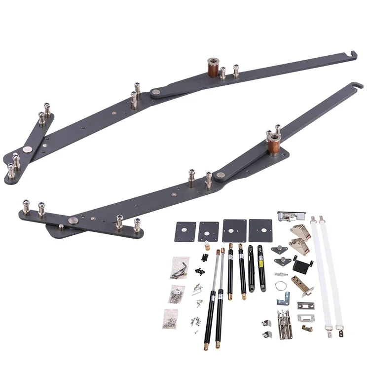 Furniture Hardware Pneumatic Study Desk Murphy Bed Hardware Kit Mechanism