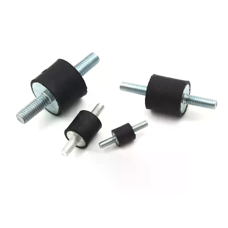 4Pcs M4/M5/M6/M8 Rubber And Steel Anti Vibration Rubber Mounts Shock Damper Car Air Compressors Pump Repair Replacement