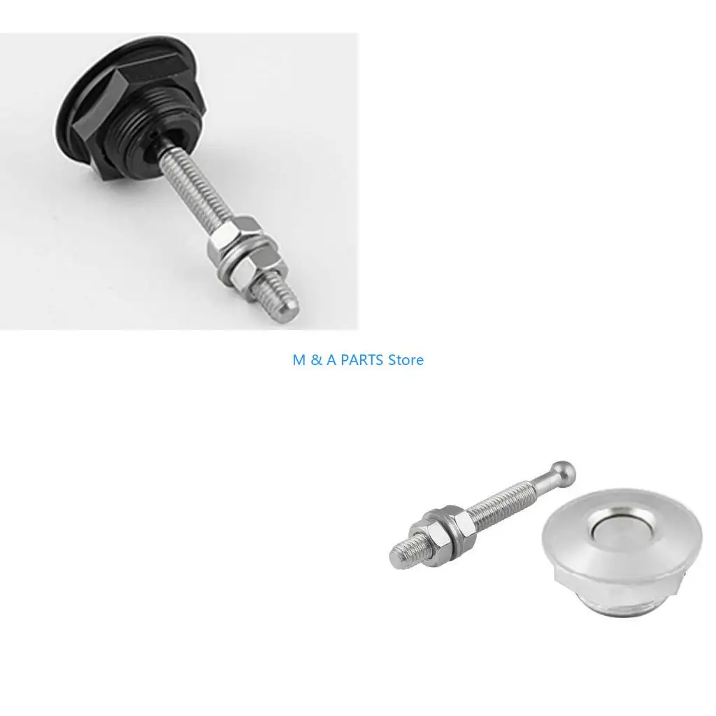 U1JF Vehicle Hood Pins Lock Clip Push Button Bonnet Quick Release Lock for Latch Bump