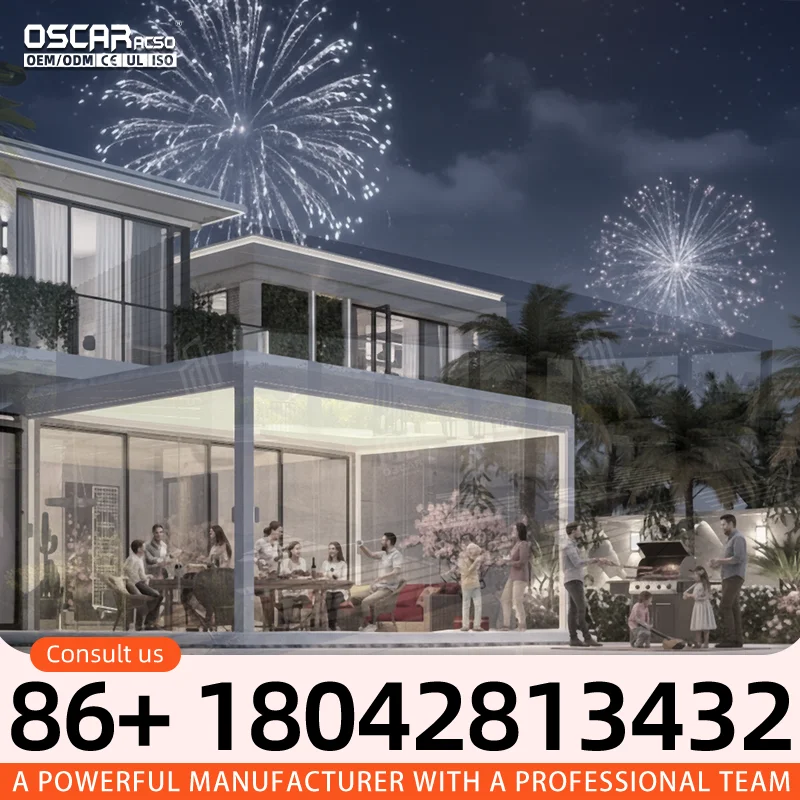 Modern Automatic Outdoor Arches Bioclimatic Aluminium Pergola with Opening Louvred Roof for Patio Backyard Garden pergola