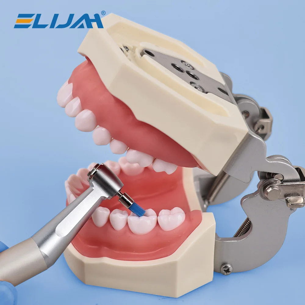 100 sztuk materiałów dentystycznych Prophy szczotka profilaktyczna kolor biały nylon szczotki do polerowania chwyt RA 2.35mm polerka stomatologiczna — zdjęcie 6