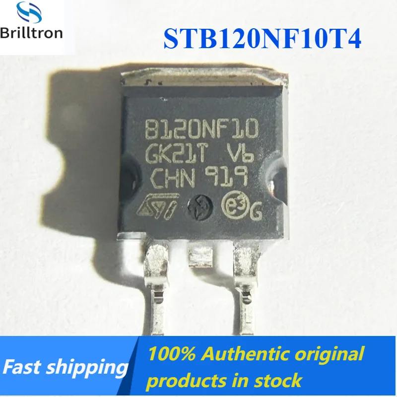 5-20PCS 100% New Original STB120NF10T4 B120NF10 TO-263 Transistors MOSFET Original Products in Stock, Hot Selling.