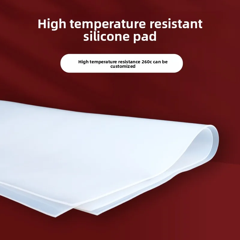 

High Temperature Resistant Silicone Sheet Rubber Pad Soft Silicone Strip Seal Gasket 3/5/10mm