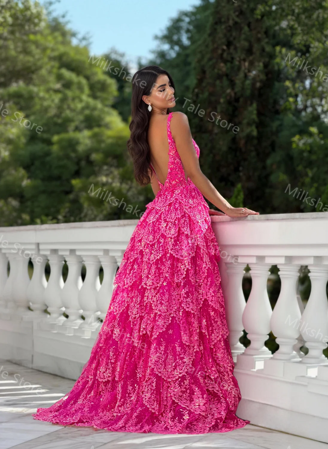 Abiti da ballo fucsia glamour  - Glitter Tablecloth recensione e prezzo
