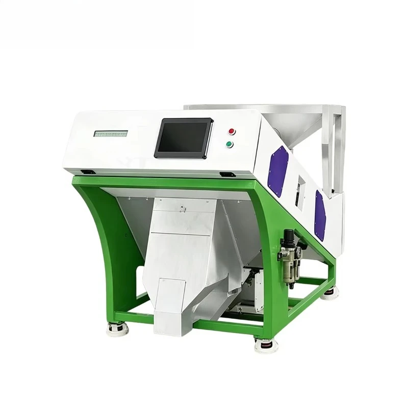 6SXZ-68L Touch Screen CCD Optical  Rice Bean Nut Seed Small Batch Separator Equipment Single Chute Mini Grain Color Sorter view 2