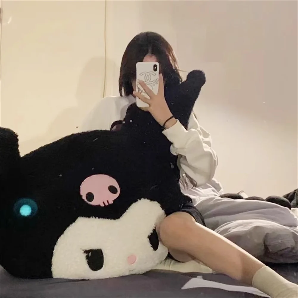 40*50cm Kawaii Sanrio Plush Pillow Kuromi My Melody Cartoon Anime Doll Toys Soft Stuffed Plush Pillow Birthday Gift for Kids