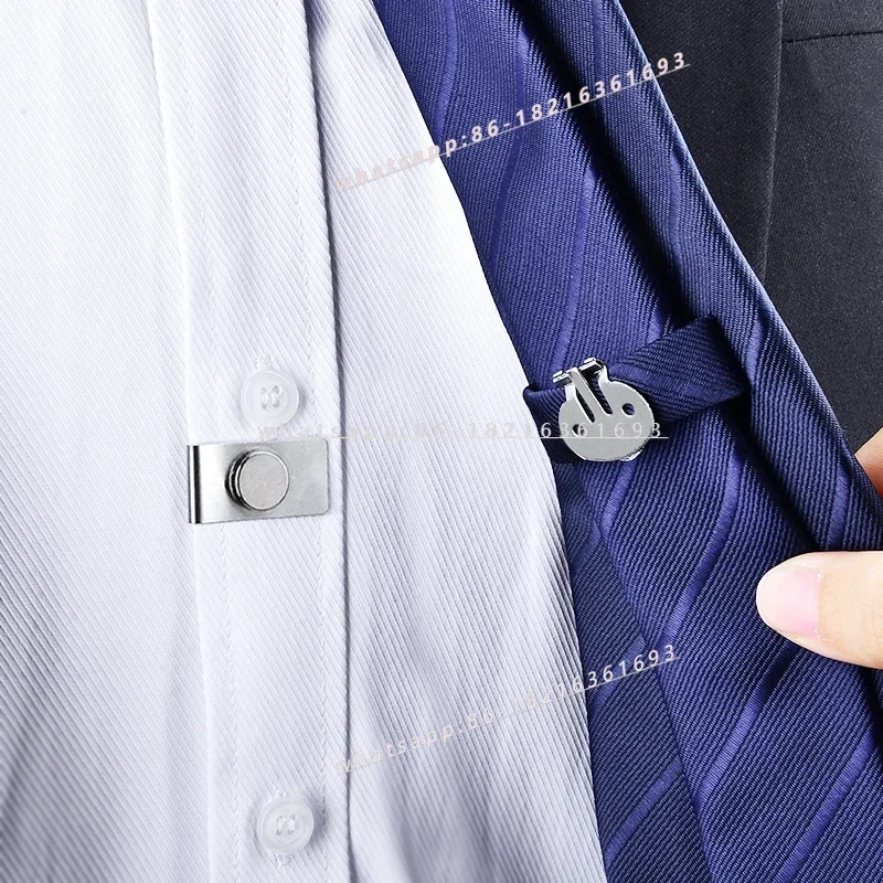 Clothing Invisible Tie Clip, Seamless Anti-wrinkle Tie Buckle Small Decoration