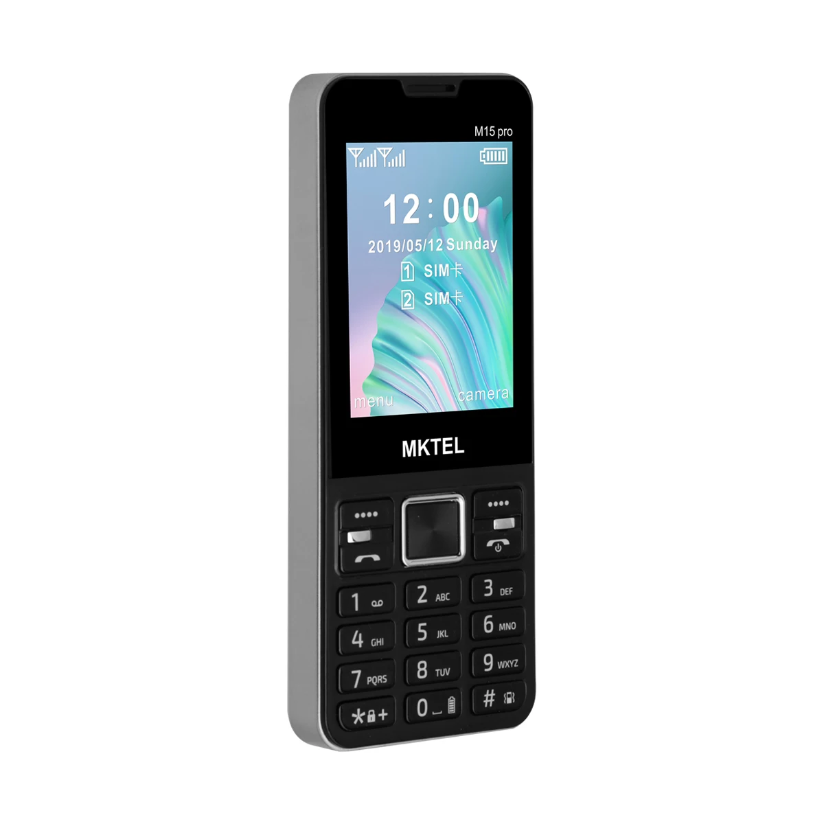 MKTEL M15 Pro 2G Funkcja Telefon Dual SIM 2,8" Ekran 1500mAh Bateria GSM 850/900/1800/1900 0,08MP Aparat MP3/MP4/FM Radio Latarka