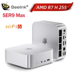 Beelink SER9 Pro/Max AMD Ryzen 7 H255 32GB LPDDR5X RAM 1TB NVMe SSD Type C Wifi6 BT5.2 Gaming PC SER9 HX370 SER8 8845HS 8745HS
