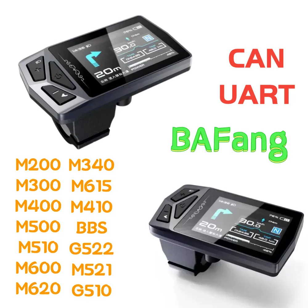 Bafang mid-mounted motor Bluetooth color meter EB02 map navigation for G340 M600 BBS G510