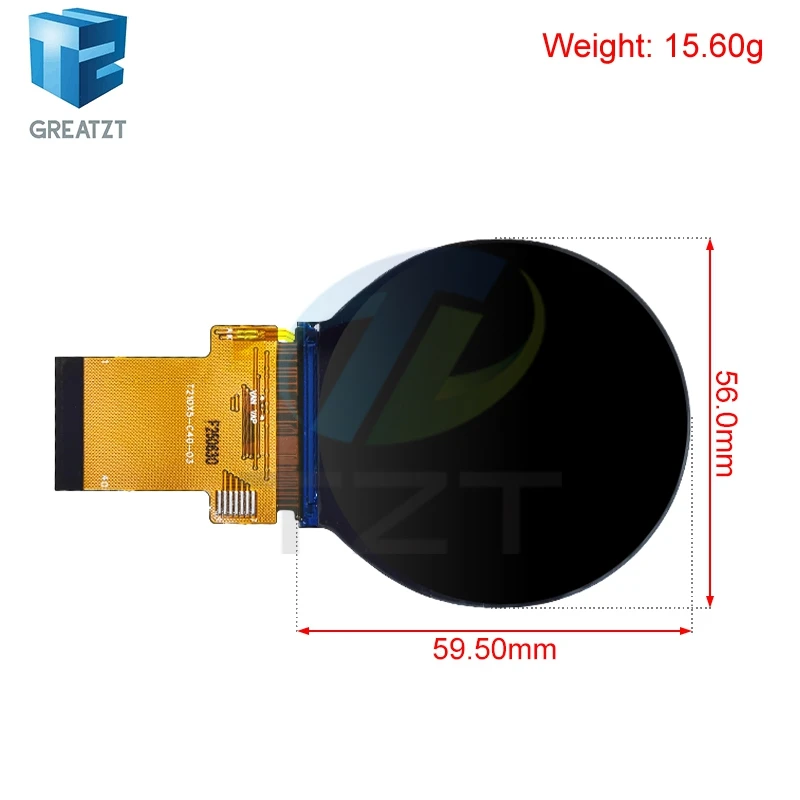 IPS 2.1 inch 40PIN SPI 262K TFT LCD Round Screen Display No Touch ST7701 Drive IC 480*480 RGB Interface For Arduino UNO R3