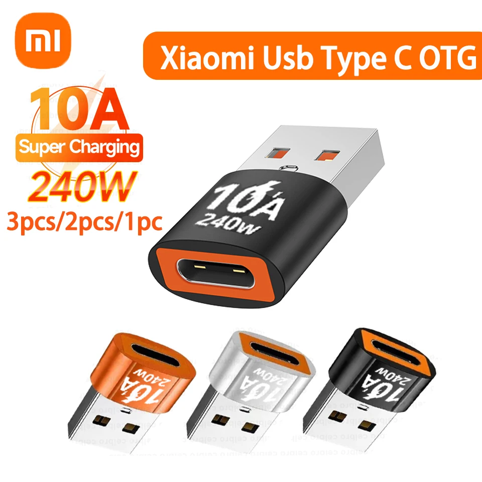 Usb 3.0 Type C Otg Adapter 10A Tipoc Usb C Female To Usb A Male Converter For Xiaomi Otg Cable For Samsung Oneplus 10 Pro Iphone