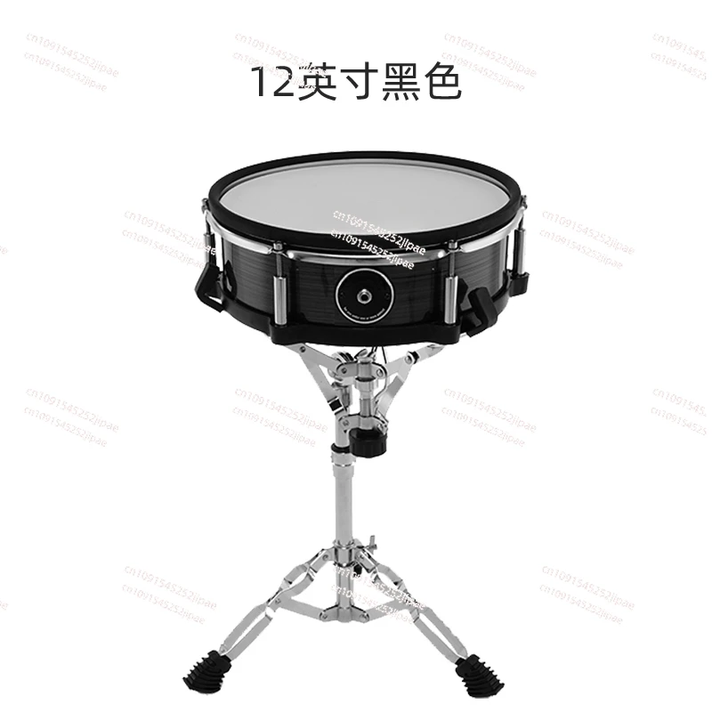 12 inch independent snare drum trigger electronic drum mesh wooden cavity snare drum with bracket