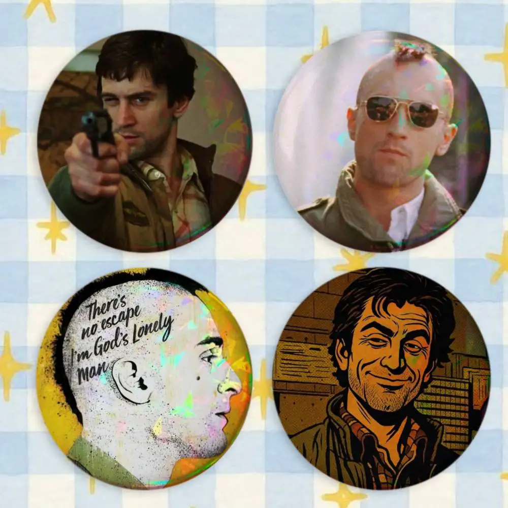 We Are The-e People Taxi Driver Brooches Stylish Ornament Pins Exquisite Round Badge Bag Accessories Jewelry Gifts