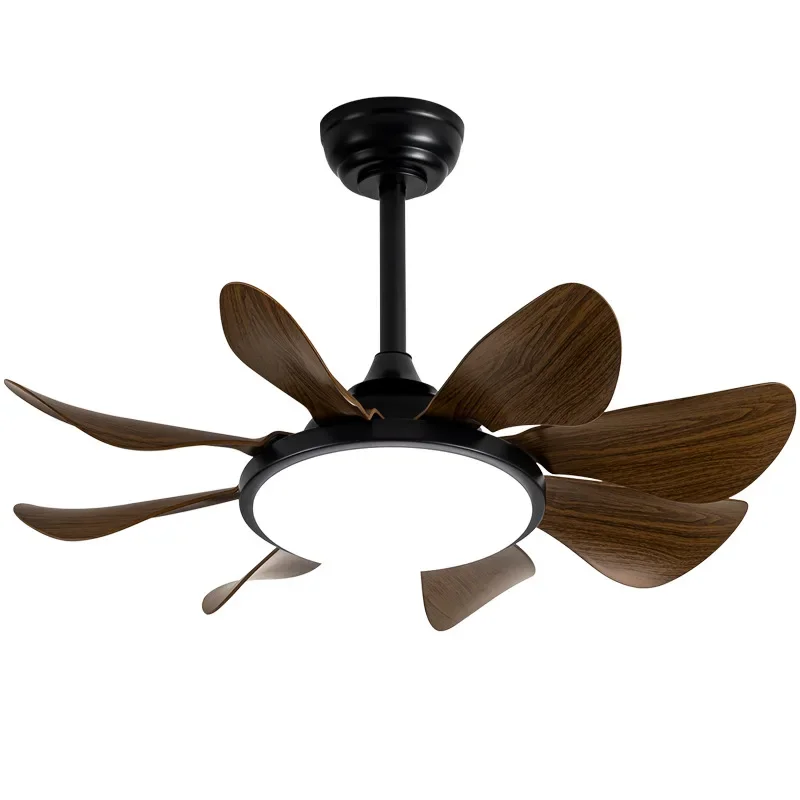Nordic bedroom fan light dining room home children's modern simple ceiling fan light room frequency conversion
