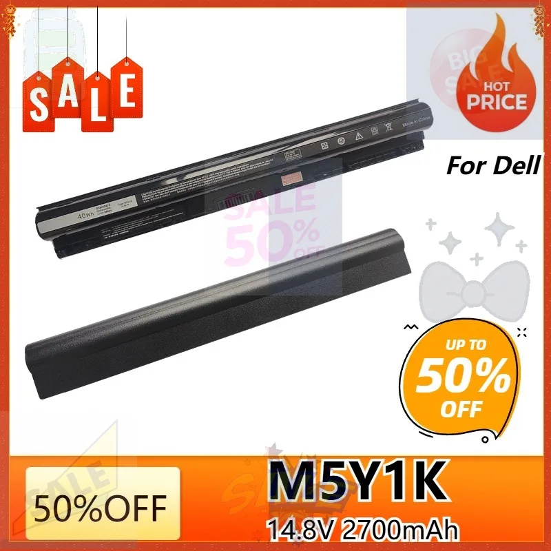 

M5Y1K Laptop Battery for Dell Inspiron 14 3000 3451 3452 3458 3551 3558 3567 15 5000 5555 5558 5559 5759 Vostro 3458 3558 40Wh