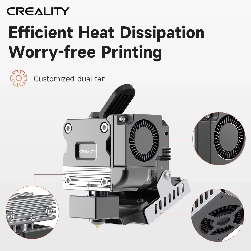 Creality Sprite Extruder 260 ℃ stampa ad alta temperatura Dual Gear Design per Ender-3 S1 parti originali della stampante 3D