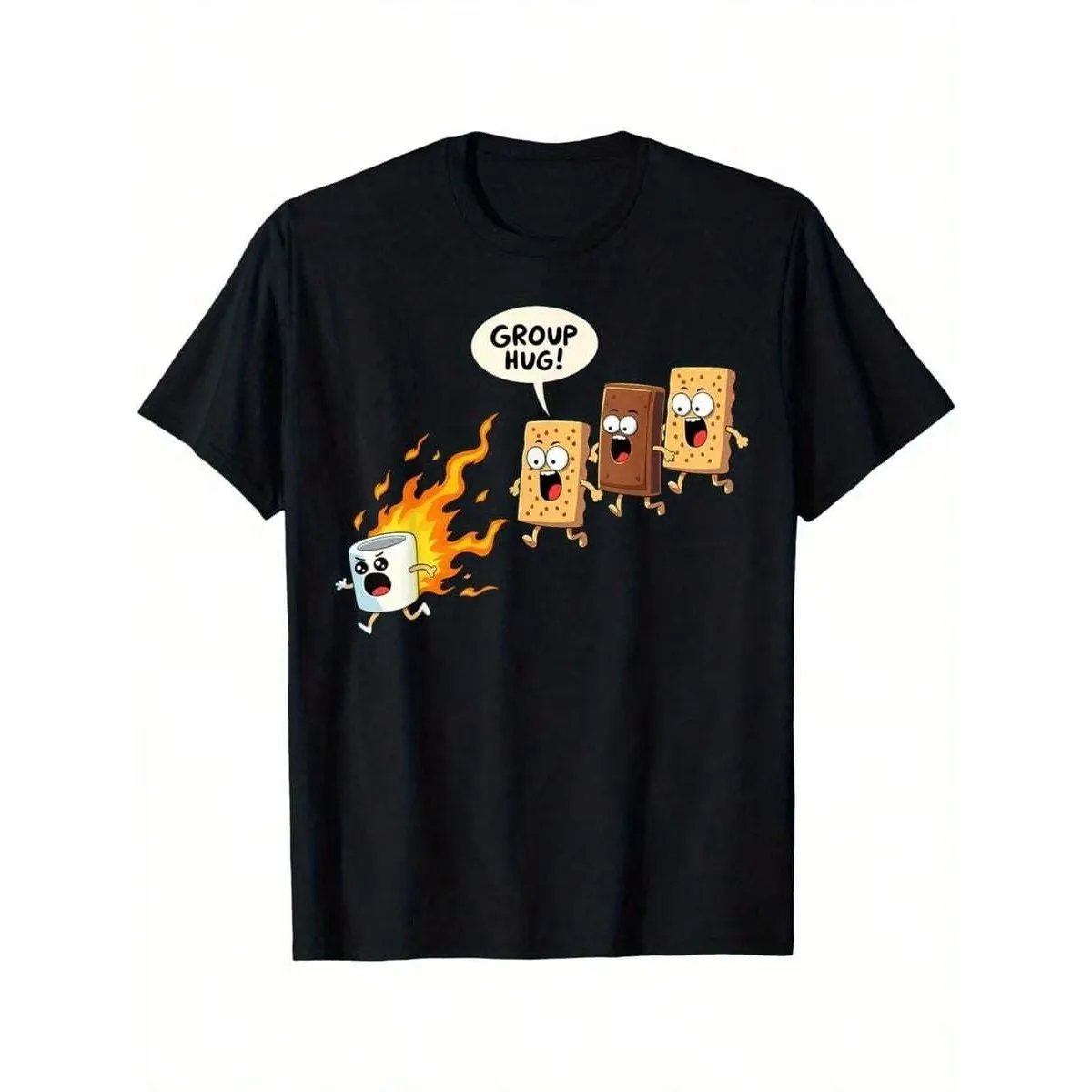 Funny Camping Smores Group Hug Cute S'mores T-Shirt