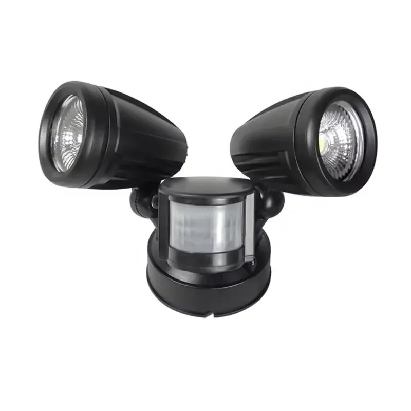 Adjustable LED Wall Light with Single or Dual Sensor for Outdoor Garden Safety Spotlight Waterproof Motion Activated Lamp