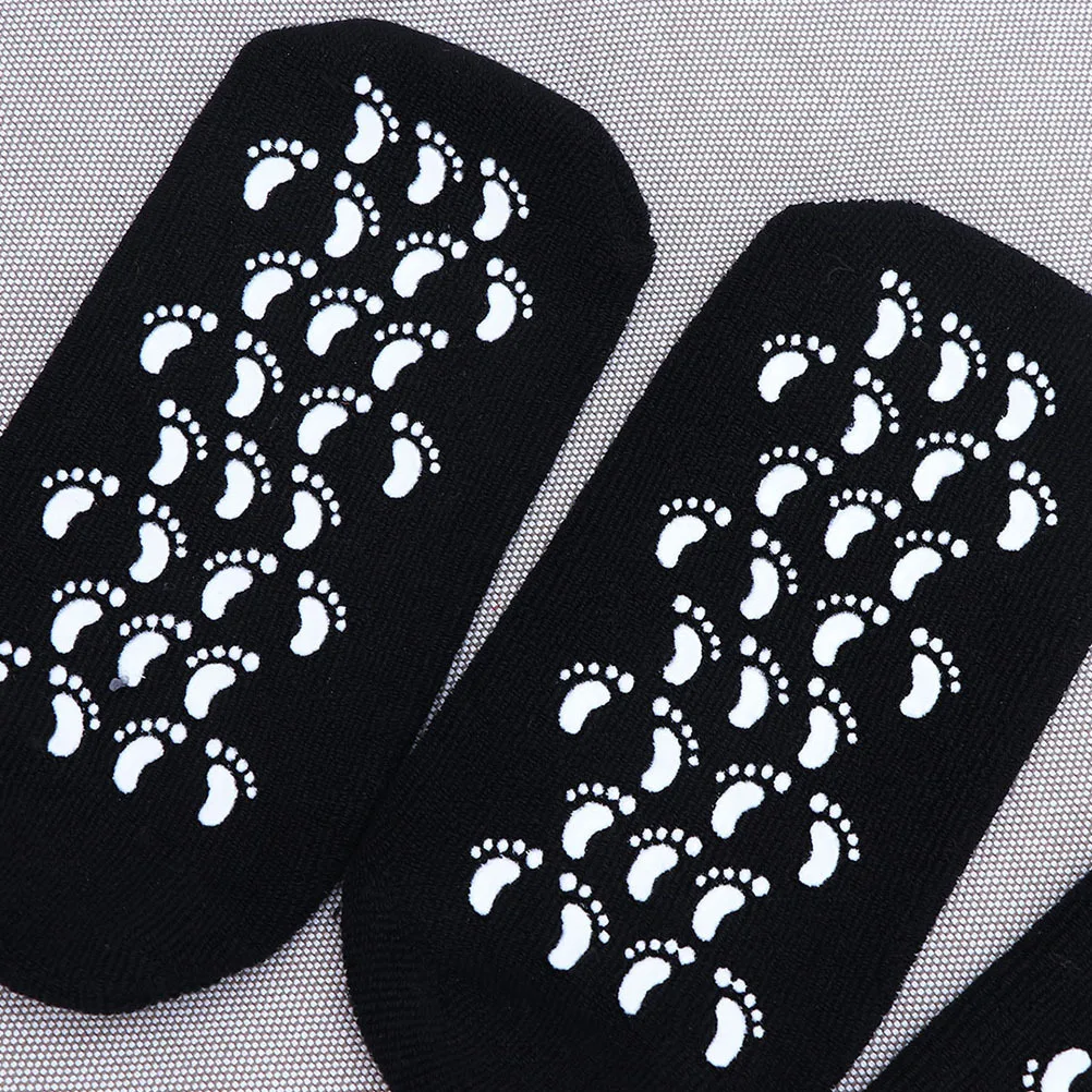 

3Pairs Moisturizing Socks Gel Foot Protective Shallow Mouth Foot Care Socks Elastic Soft Spandex Suitable Dry Cracked Rough Skin