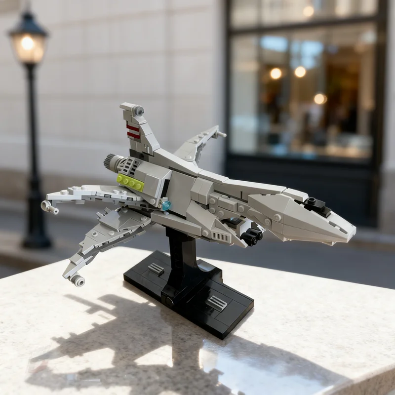 

364 детали MOC Star Fox: Коллекционная модель-конструктор в масштабе Midi, идеальный подарок для взрослых и детей, креативный предмет декора для рабочего стола