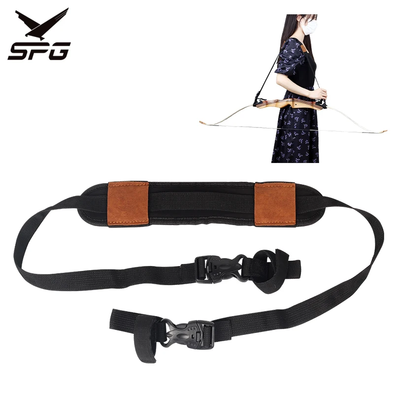 Compound Bow Shoulder Sling Archery Strap Carry Bag Bow and Arrow Recurve Hunting Composite Bow and Arrow Accessories