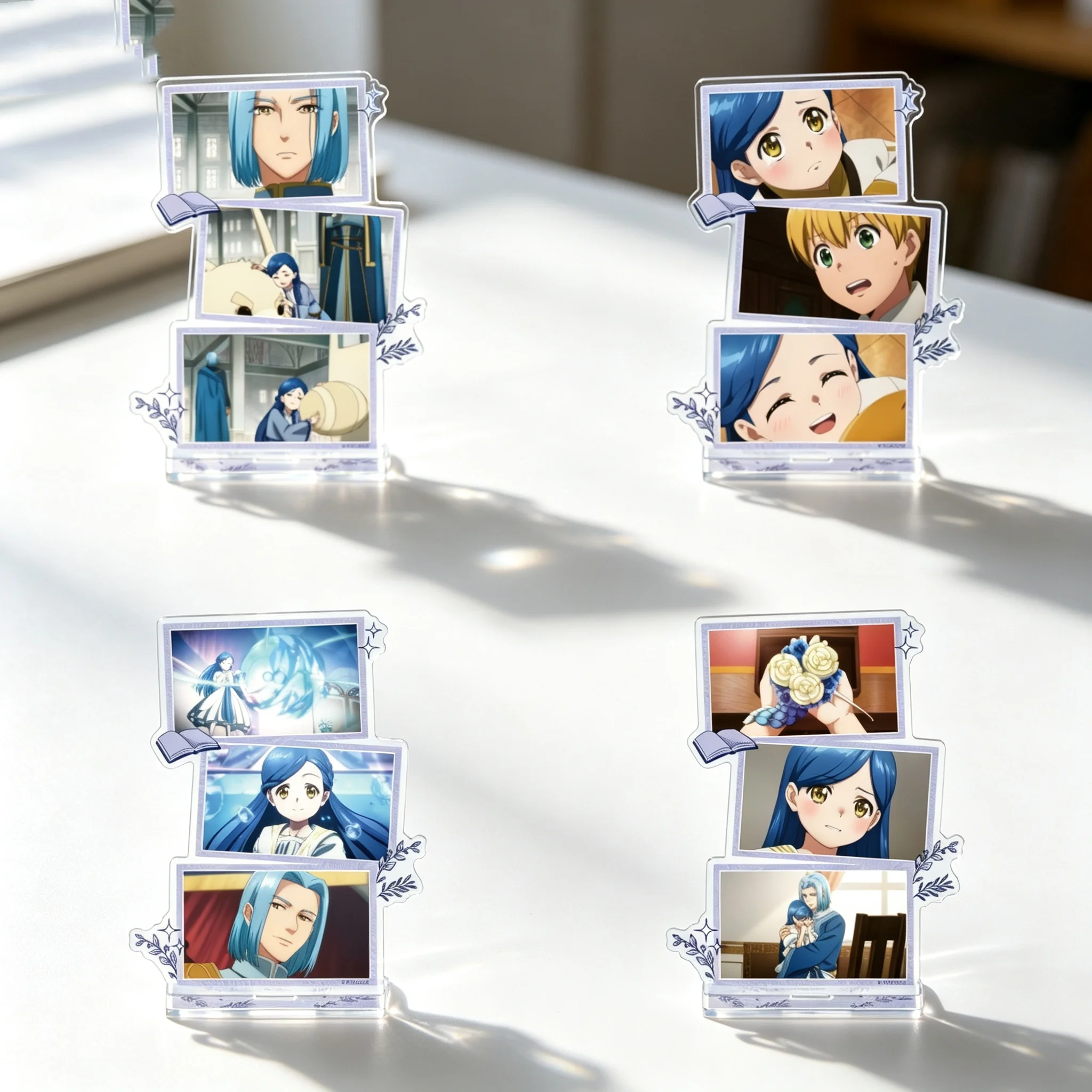 Ascendance of a Bookworm: Adopted Daughter of an Archduke Rosemyne Scene Drawing Acrylic Stand Model Plate Keychains Desk Decor