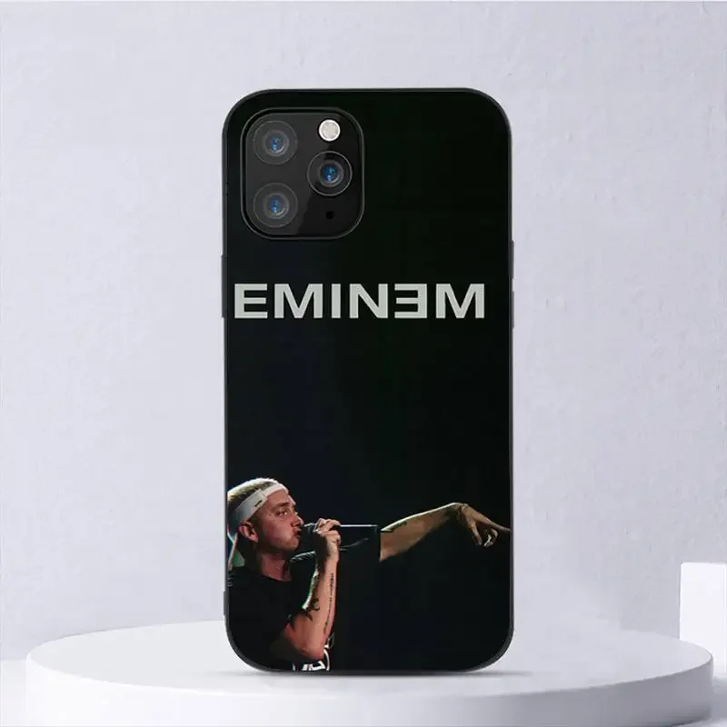 Rapper Eminem Phone Case For iPhone 11 12 Mini 13 14 Pro XS Max X 8 7 6s Plus 5 SE XR Shell