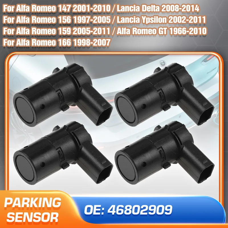 

Ultrasonic Backup Object PDC Parking Sensor For Alfa Romeo 147 156 159 166 GT Lancia Delta Ypsilon 46802909 735393479 51755060