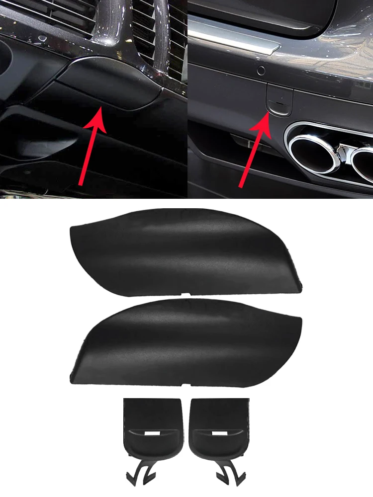 

For Porsche Cayenne 2008 2009 2010 Car Front Rear Bumper Towing Eye Hook Cover Lid