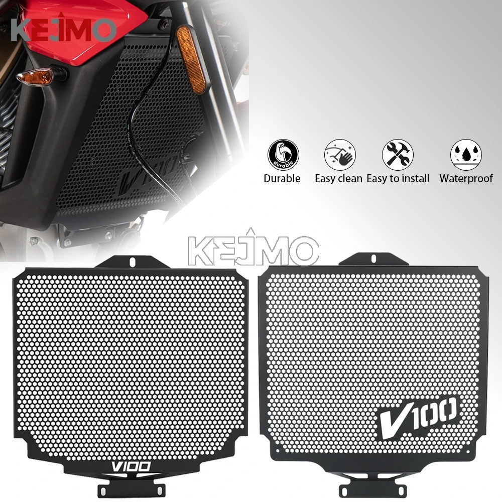 

FOR MOTO-GUZZI Stelvio 1000 2025 V 100 V100 Mandello/S Stelvio 2023 2024 -2026 Motorcycle Radiator Grille Cover Guard Protection