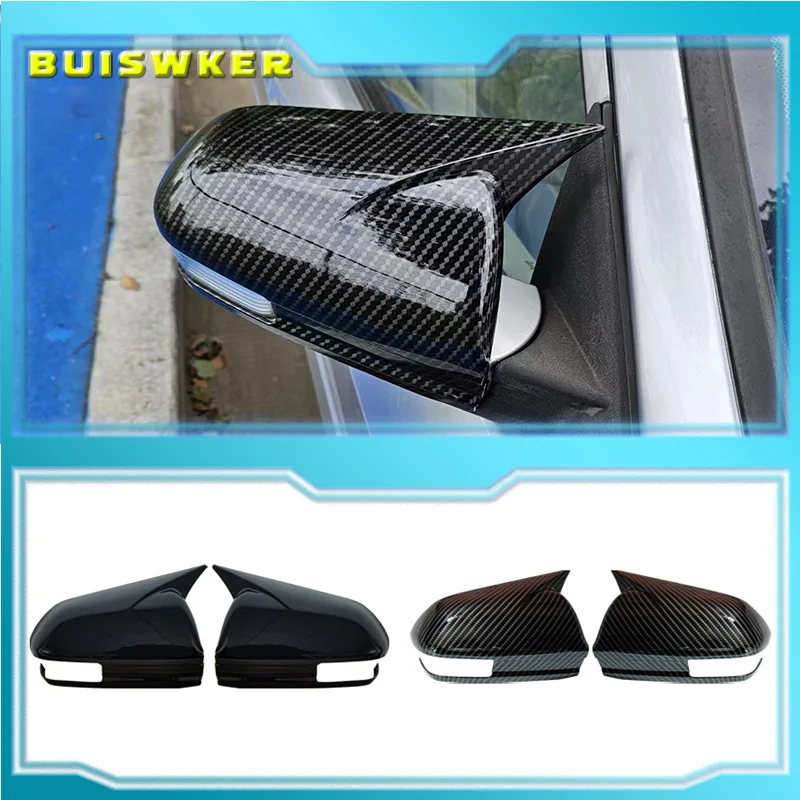 Cubierta para Espejo Retrovisor Lateral para Mitsubishi Lancer 2012-2015, Carcasa Decorativa, Adhesivo, Accesorios de Estilo para Automóvil