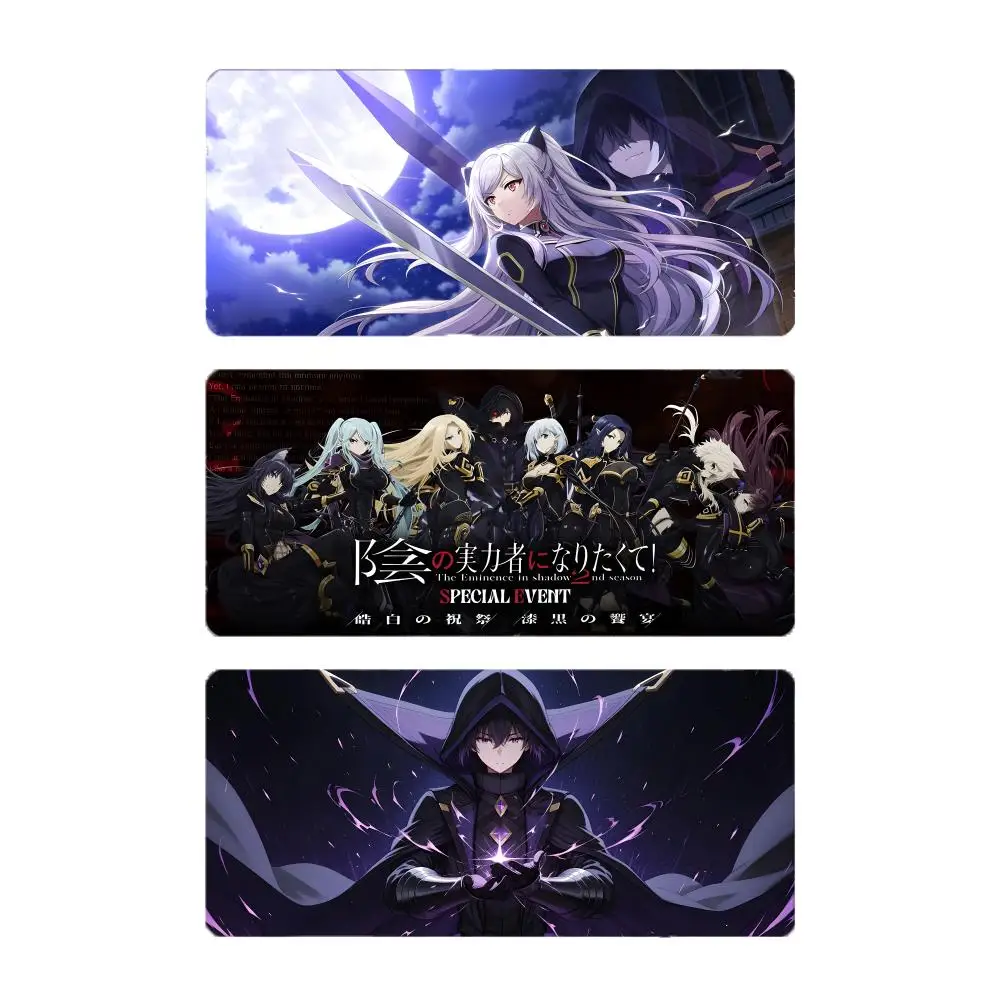 Anime Fantasy The Eminence In Shadow Mouse Pad Large Gaming Mousepad with Stitched Edges Thickened Desk Mat PC