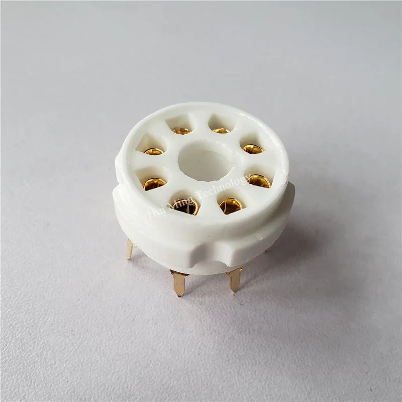 Ceramic Tube Socket 8 Pin Electrical Sockets Connectors GZC8-Y-2 Seat Tube Holder For KT66 KT88 EL34 6SN7 6L6 6V6 HIFI Amplifier