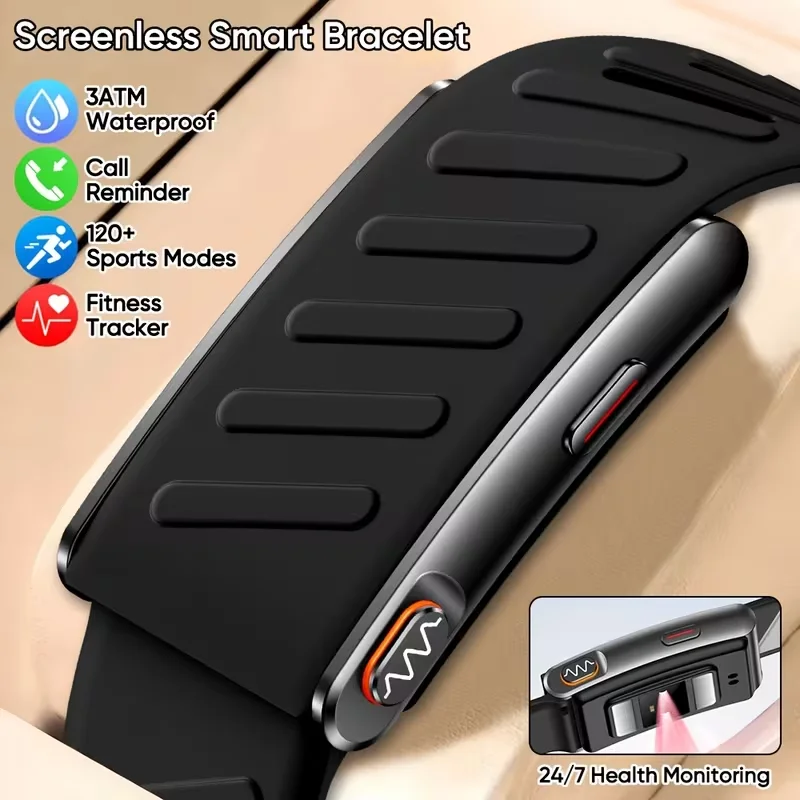 2026 New Screenless Fitness Tracker Health Smart Band ECG+PPG Uric Acid Blood Oxygen Body analysis Smart Bracelet For Men Women
