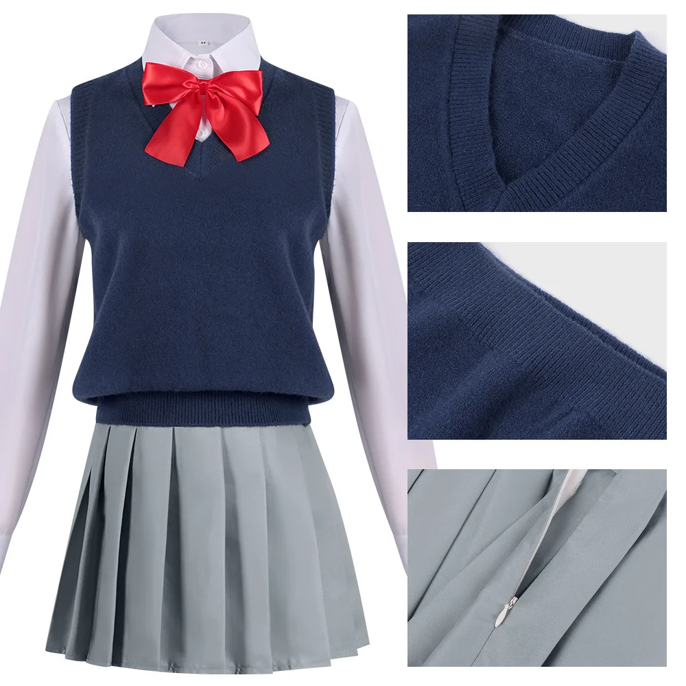 Jk Lilysa Amano Mikari Tachibana Cosplay Costume School Uniform Nigoriri Ririsa Lilyel Ririsa 2.5 Dimensional Seduction