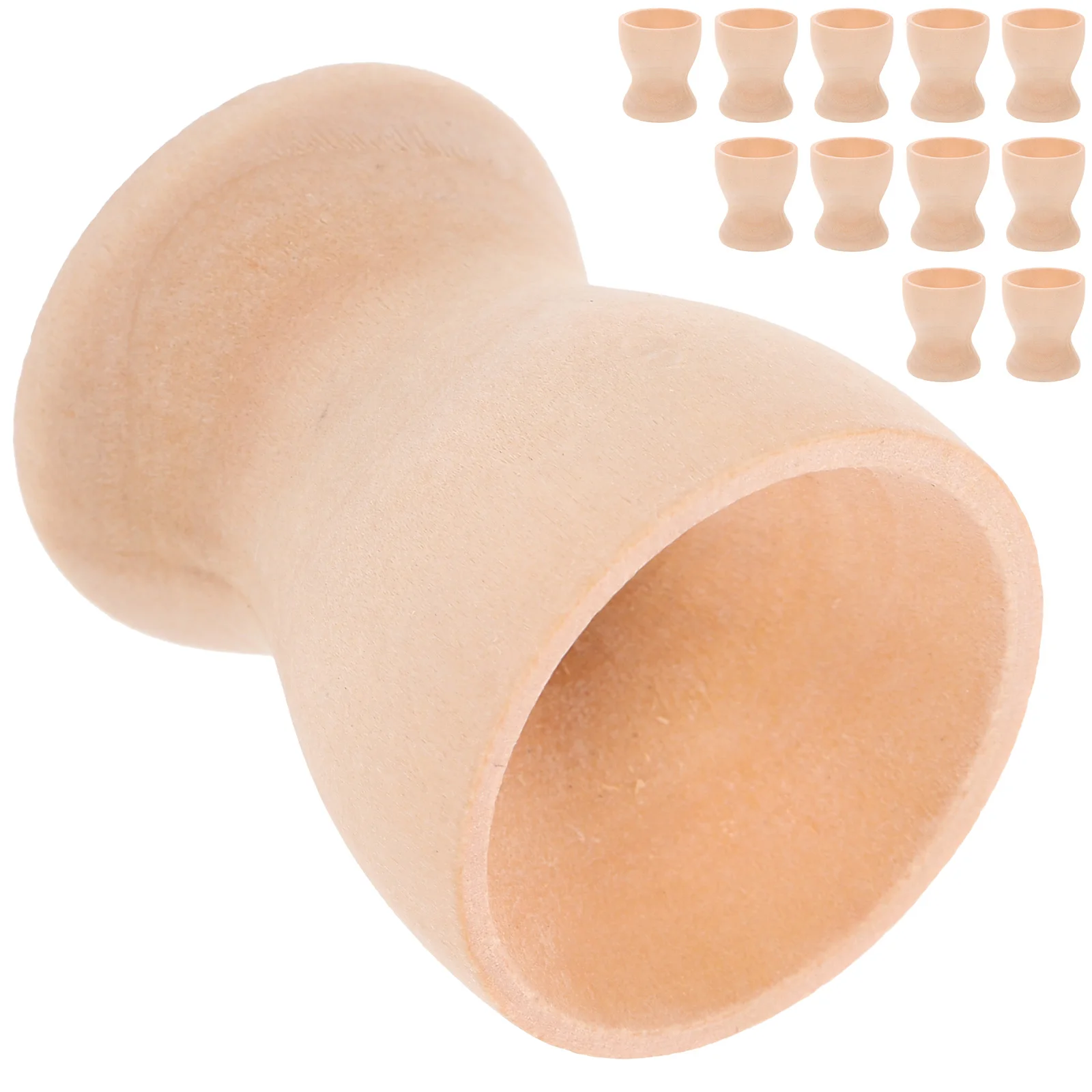 

15pcs Easter Egg Decorative St Wooden Holder 4 2x3 2cm DIY Supply Home Kitchen Party Wedding Easter Egg Holding Base
