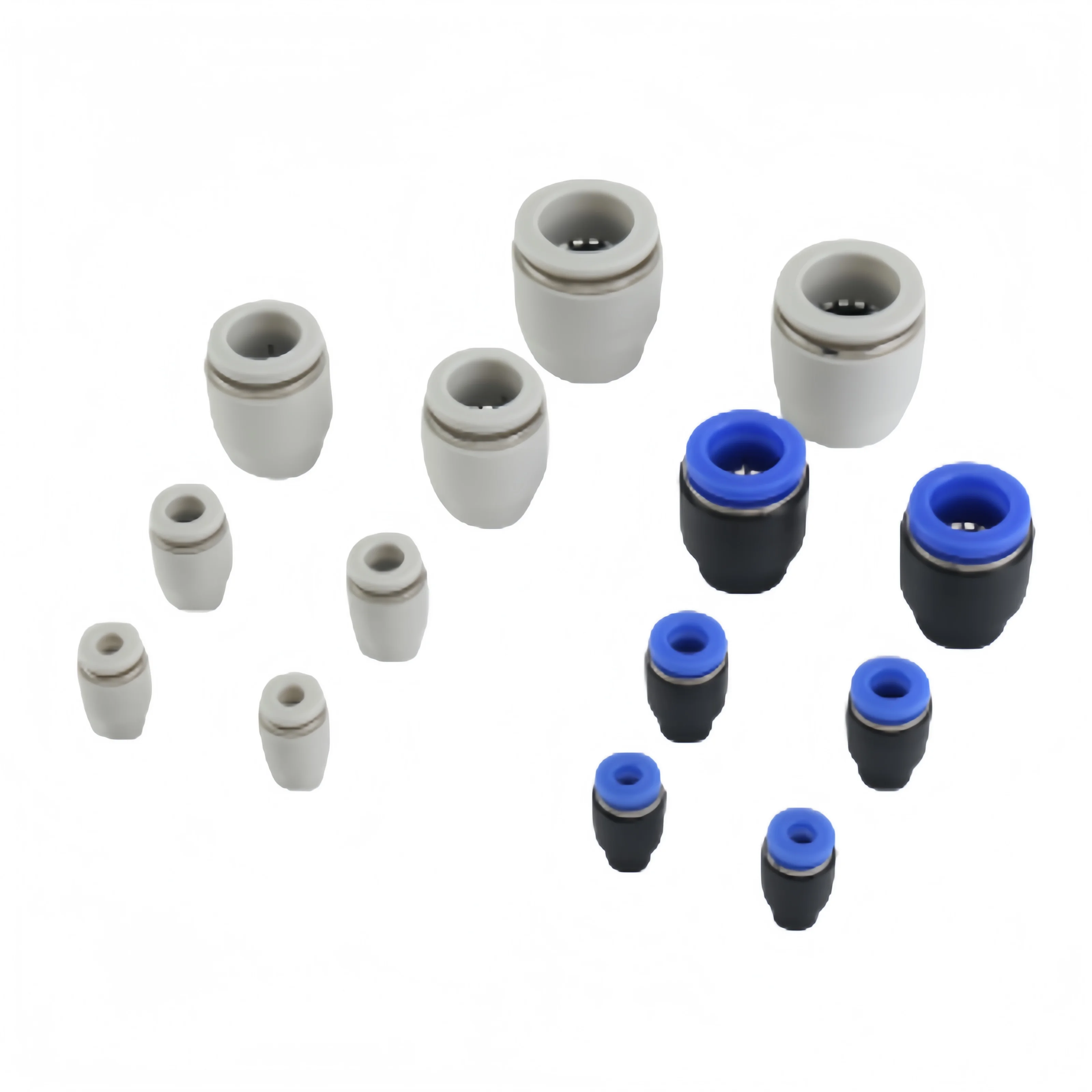 PPF4-12 Air Fitting End Plug Cap, Brass Pneumatic Hose Connector Seal Plug for Industrial Automation