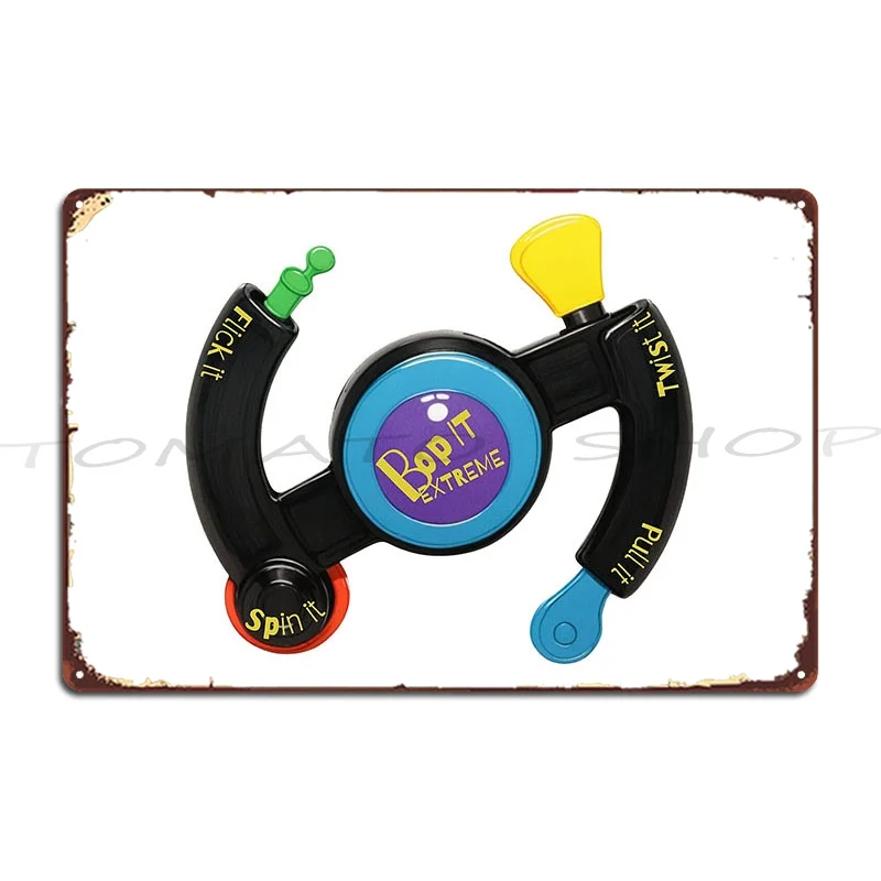 Bikini Bop-It Extreme The Best 2000's Poster Metal Plaque Poster Classic Custom Wall Cave Cinema Designer Tin Sign Poster