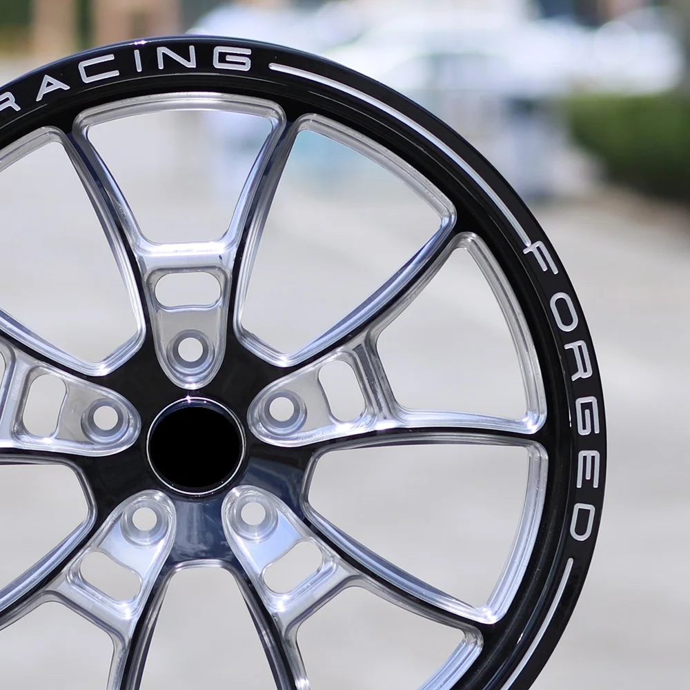 جديد مخصص الأسود سباق السيارات الحافات 15-24 بوصة 5x114.3 5x120 Te37 قطعة واحدة سبيكة مزورة عجلات 25 مللي متر 35 مللي متر ET ل F10 E46 G30 A7 C8