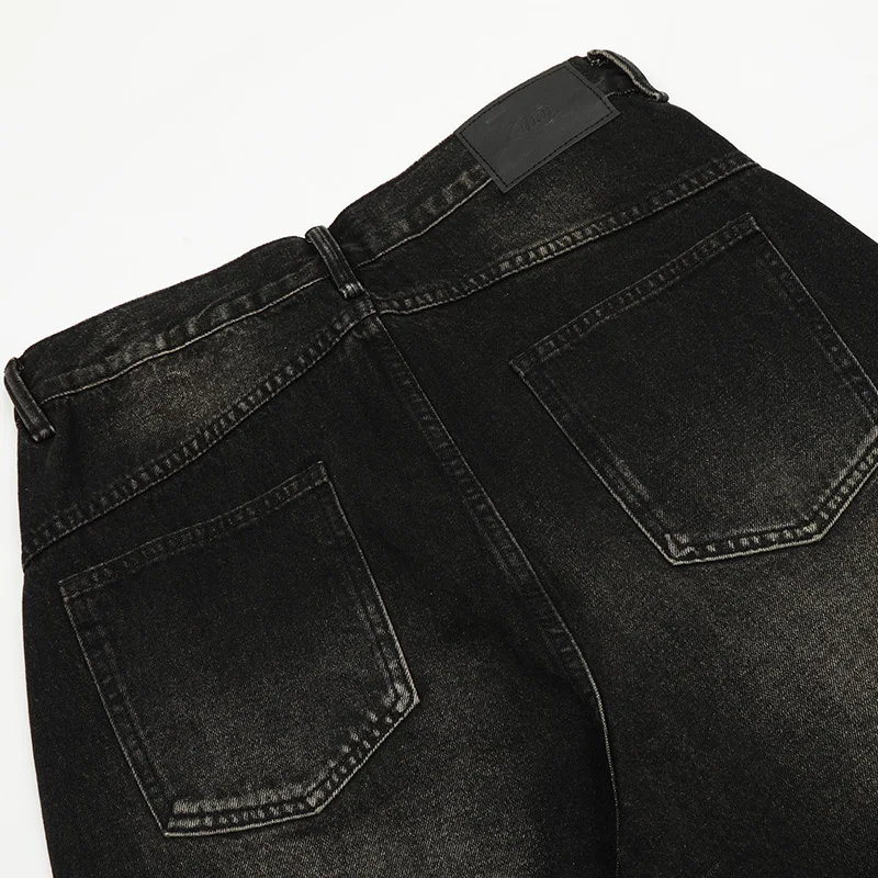 UPRAKF Straight-leg Jeans Wide Leg Pants Casual Denim Loose Autumn Fashion Basic High Street