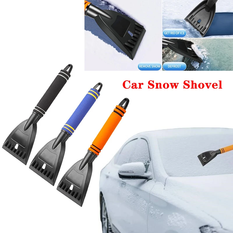 

Car Ice Scraper Windshield Snow Removal Shovel Ice Breaker Snow Remover Cleaning Glass Brush TPU Winter Snow Brush Shovel Tool