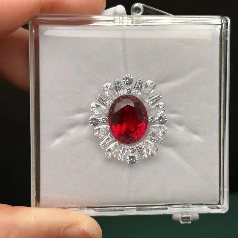 Ruif moissaniteルーズストーンセット、実験室釉薬、DIYジュエリー、ネックレス、ペンダント作り、9.35ct、人気セール