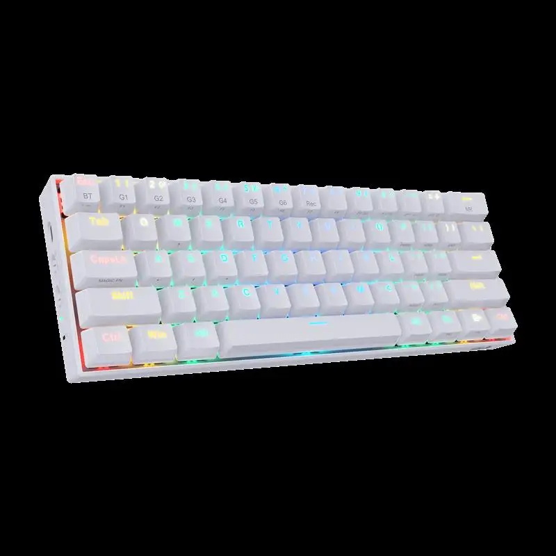 Redragon K530 Draconic 60% Compact RGB Wireless Mechanical Keyboard with Brown Switches and 16.8 Million RGB Lighting for PC